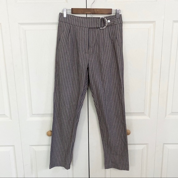 West of Melrose Tillys Pinstriped Buckle Trousers - Picture 8 of 8